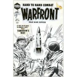 Jack Kirby and Al Avison - Original Cover Art for Warfront #34 (Harvey, 1958). Tensions were high in