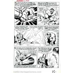 Jack Kirby and Paul Reinman - Original Art for The Avengers #2, page 12 (Marvel, 1963). Absolutely i