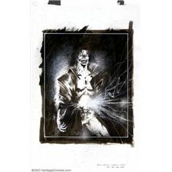 Jae Lee - Original Art for Evil Ernie Trading Card (Chaos, undated). Jae Lee unleashes his prodigiou