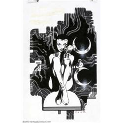 David Mack - Original Cover Art for Kabuki: Circle of Blood ashcan (David Mack, 1995). Kabuki: Circl