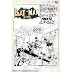 Sheldon Moldoff and Charles Paris - Original Splash Page Art for Batman #144, page 1 (DC, 1961). Wat