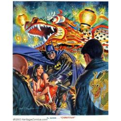 Joel F. Naprstek - Original Cover Art for DC Pulp Heroes Batman Annual #21 (DC, 1997). It doesn't ta