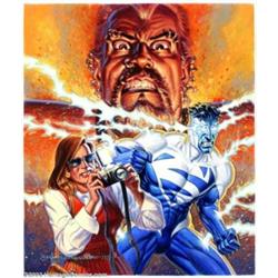 Joel F. Naprstek - Original Cover Art for Superman: The Man of Steel Annual #6 (DC, 1997). Ah, the p