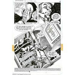 Don Newton and Alfredo Alcala - Original Art for Batman #379, page 1, (DC, 1984). A nicely demented.