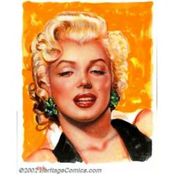 Olivia De Berardinis - Original Study for Marilyn Monroe (1999). An unpublished study made by Olivia