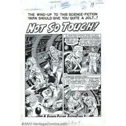 Joe Orlando - Original Art for Shock SuspenStories #6, Complete 6-page Story, "Not So Tough!" (EC, 1