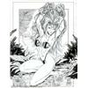 Image 1 : Andy Park - Original Pin-up Art for Glory (Avatar, 1995). Andy Park turns in this polished two-page.