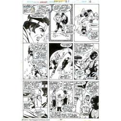 George Perez and Al McWilliams - Original Art for Luke Cage, Power Man #27, page 6 (Marvel, 1975). H