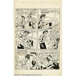H.G. Peter - Original Art for Wonder Woman #18 (DC, 1946). This is something you do not see every da