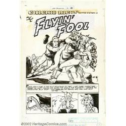 Bob Powell - Original Art for Joe Palooka Comics #9, Complete 7-page Story, "Flying Fool" (Harvey, 1