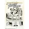 Image 1 : Bob Powell - Original Art for Joe Palooka Comics #9, Complete 7-page Story, "Flying Fool" (Harvey, 1