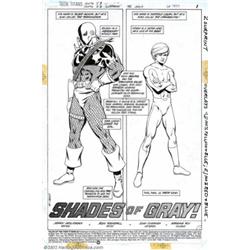 Ron Randall - Original Art for Tales of the Teen Titans #55, Complete 24-page Story, "Shades of Gray