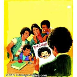 Jack Rickard - Original Cover Art for Mad Magazine #189 (EC, 1977). What, me worry? Nope, not at all