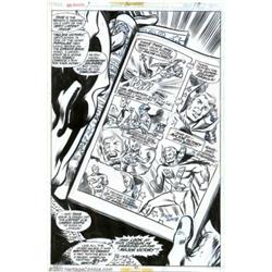 Frank Robbins, Frank Springer, and Bill J. White - Original Art for The Invaders #16, page 17 (Marve