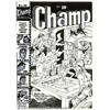 Image 1 : Joe Simon (attributed) - Original Cover Art for Champ #20 (Harvey, 1942). This cover may be by Joe S