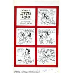 John Stanley and Irving Tripp - Original Art for Marge's Little Lulu, Complete 3-page Story, "Someth