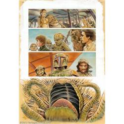 Kellie Strom - Original Art for Star Wars Tales #6,  Fortune, Fate, and the Natural History of the S