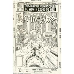 John Romita Jr. and Al Milgrom - Original Cover Art for The Amazing Spider-Man #208 (Marvel, 1980)..
