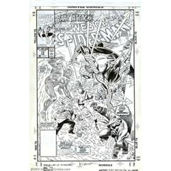 Alex Saviuk and Al Milgrom - Original Cover Art for Web of Spider-Man #73 (DC, 1990). Step aside for