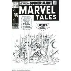 Marie Severin - Original Cover Art for Marvel Tales #26 (Marvel, 1970). This powerful cover of Spide
