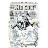 Image 1 : Herb Trimpe - Original Cover Art for Kid Colt Outlaw (Marvel, 1969). Here's the shoot-out the West w