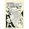 Image 1 : Unknown Artist - Original Art for Speed #40, Complete 10-page Story, Captain Freedom (Harvey, 1945).