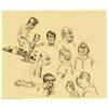 Image 1 : Robert Crumb - Original Sketches (2000). "Waiting For Food" is the title of one of Crumb's more rece