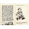 Image 2 : Robert Crumb - Original Sketches (1959). This is actually a 14-page letter that Crumb stapled and sk