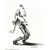 Image 1 : Robert Crumb - Original Illustration ( 1966). Crumb has a groovy hippy girl strutting her stuff on t
