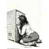 Image 1 : Robert Crumb - Original Illustration (1966). Crumb lets us know what he thinks of TV in this groovy.