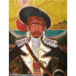 S. Clay Wilson - Original Painting, "Captain William Kidd" (1961). You can see the beginning of S. C