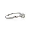 Image 2 : 14KT White Gold 0.51 ctw Diamond Solitaire Ring