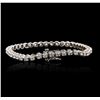 Image 2 : 14KT White Gold 2.23 ctw Diamond Tennis Bracelet