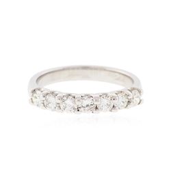 14KT White Gold 0.81 ctw Diamond Ring