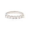 Image 1 : 14KT White Gold 0.81 ctw Diamond Ring
