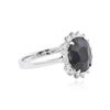 Image 2 : 14KT White Gold 3.31 ctw Sapphire and Diamond Ring