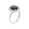 Image 3 : 14KT White Gold 3.31 ctw Sapphire and Diamond Ring