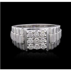 14KT White Gold 0.51 ctw Diamond Ring