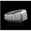 Image 2 : 14KT White Gold 0.51 ctw Diamond Ring