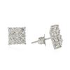 Image 2 : 14KT White Gold 1.24 ctw Diamond Earrings