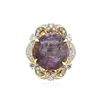 Image 1 : SIILVER 30.91 ctw Star Ruby and White Sapphire Ring