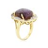 Image 3 : SIILVER 30.91 ctw Star Ruby and White Sapphire Ring