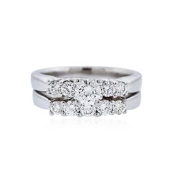 14KT White Gold 1.00 ctw Diamond Ring