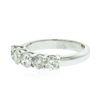 Image 2 : 14KT White Gold 1.17 ctw Diamond  Ring