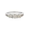 Image 1 : 14KT White Gold 1.38 ctw Diamond Ring