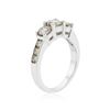 Image 3 : 14KT White Gold 1.38 ctw Diamond Ring