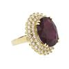 Image 2 : 14KT Yellow Gold 17.96 ctw Ruby and Diamond Ring