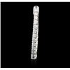 Image 2 : 14KT White Gold 1.46 ctw Diamond Earrings
