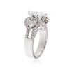 Image 3 : 18KT White Gold 1.83 ctw Diamond Ring
