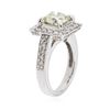 Image 3 : 14KT White Gold 2.82 ctw Diamond Ring